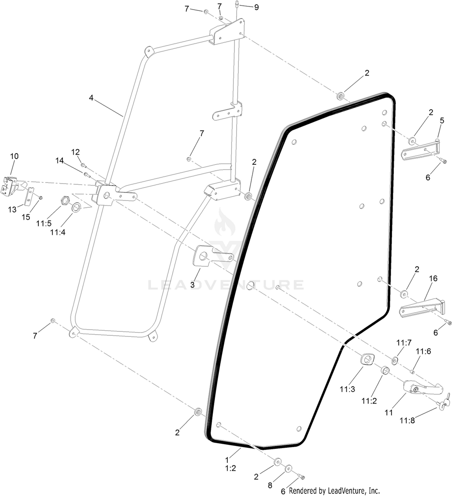Left Hand Door Assembly
