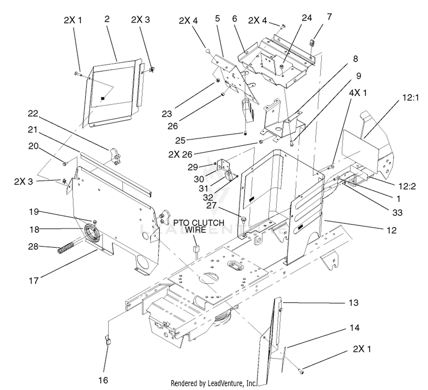 Hoodstand and Firewall Assembly