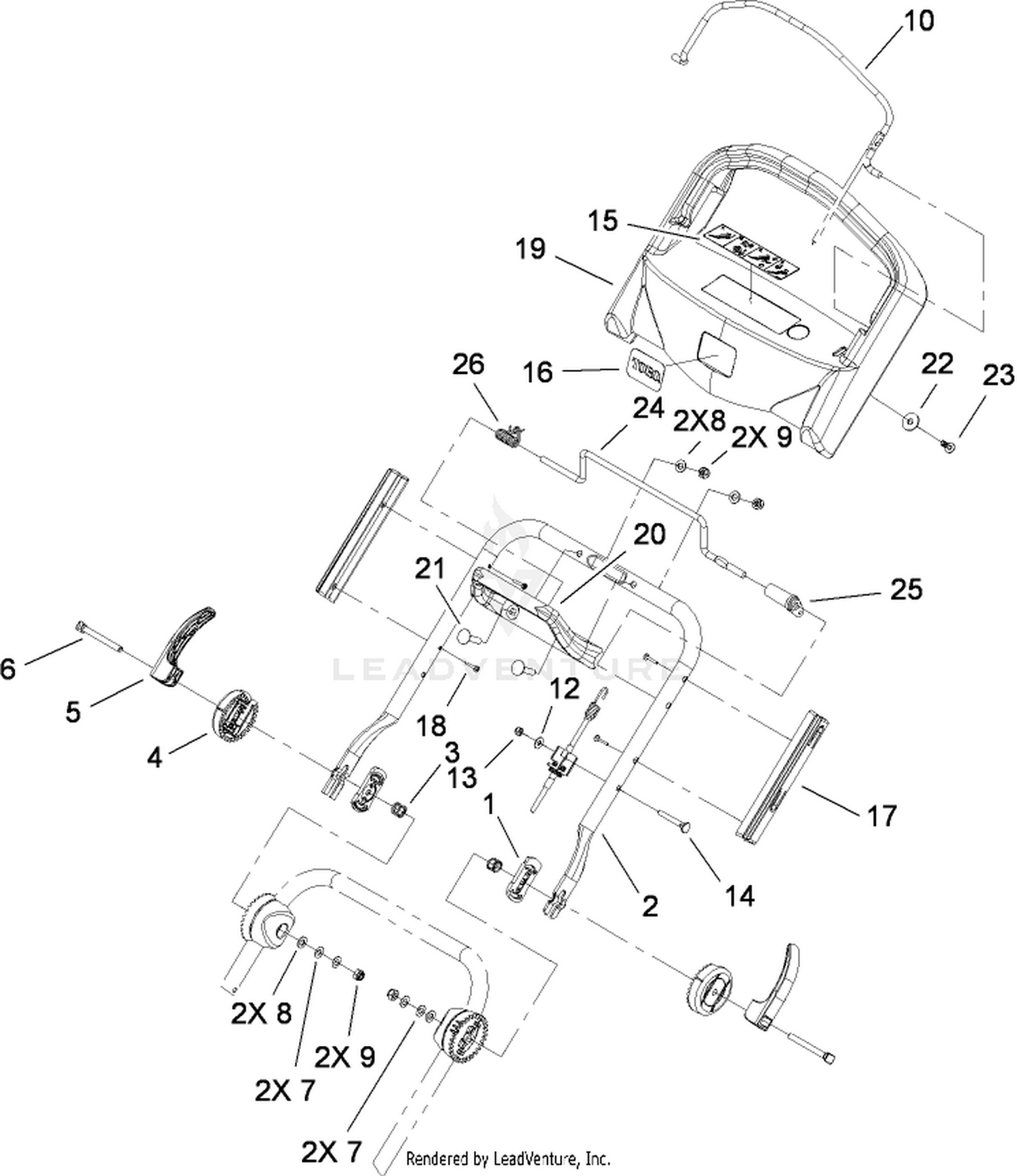 Upper Handle Assembly