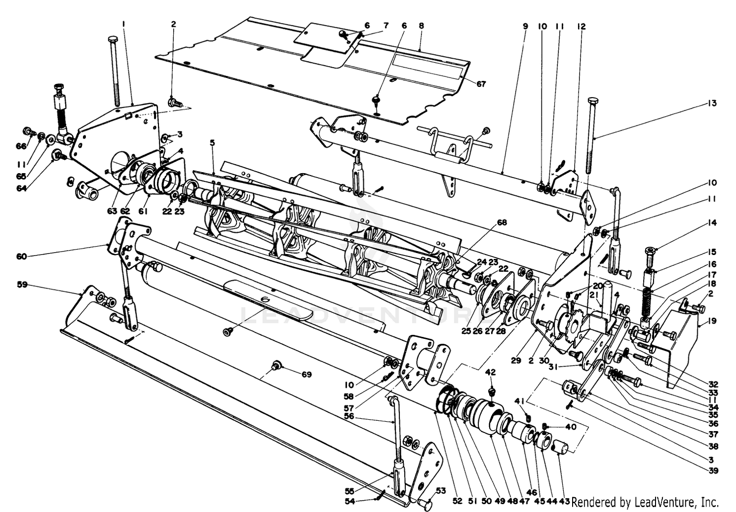 Rear Cutting Unit Assembly