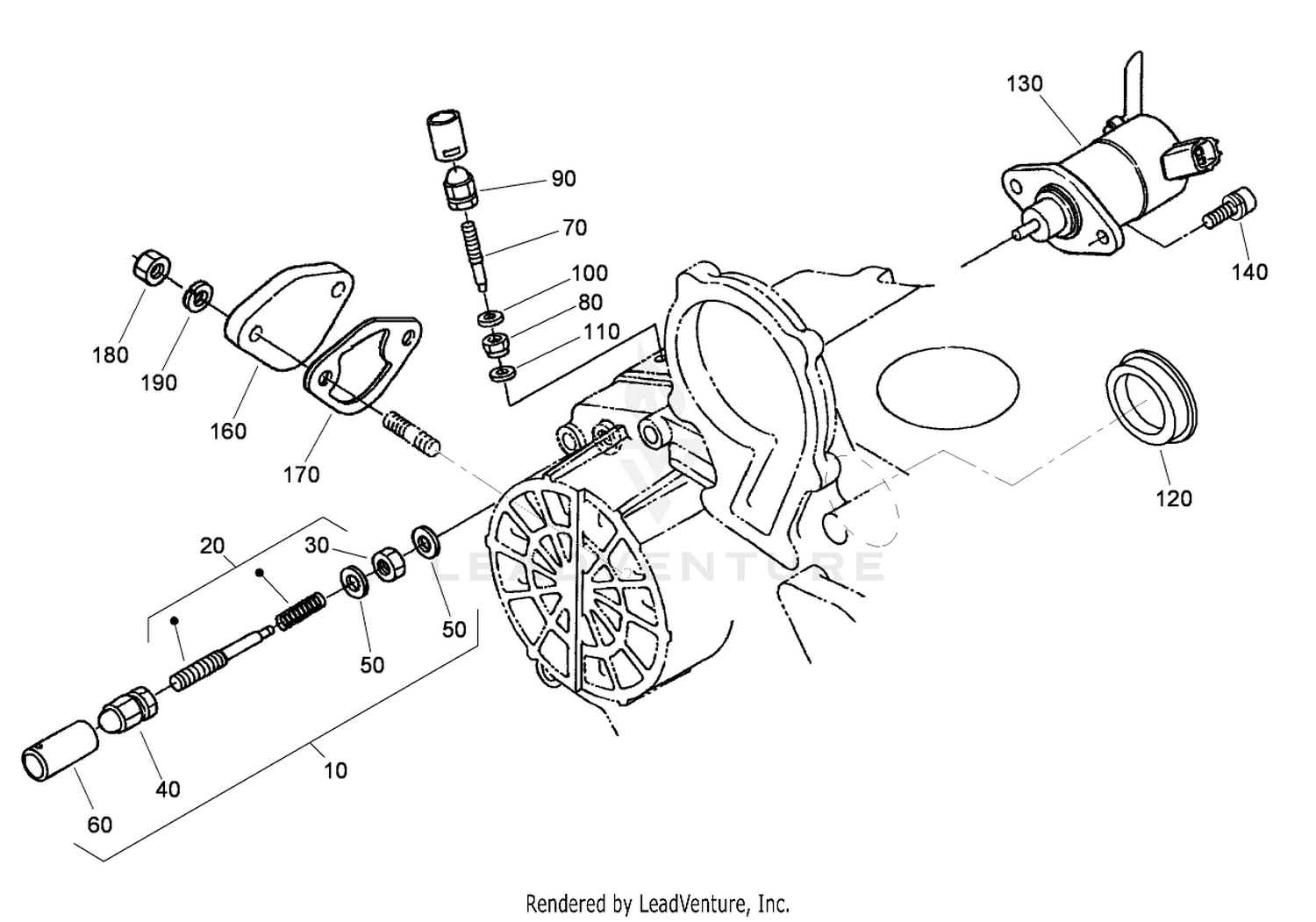 Idle Apparatus and Stop Solenoid Assembly