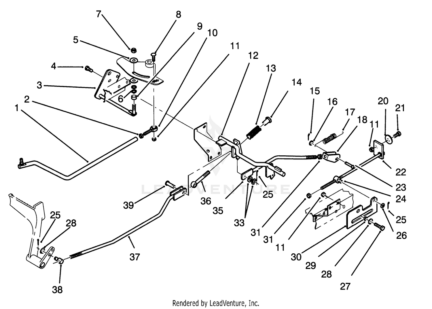 Brake And Hydro Linkage