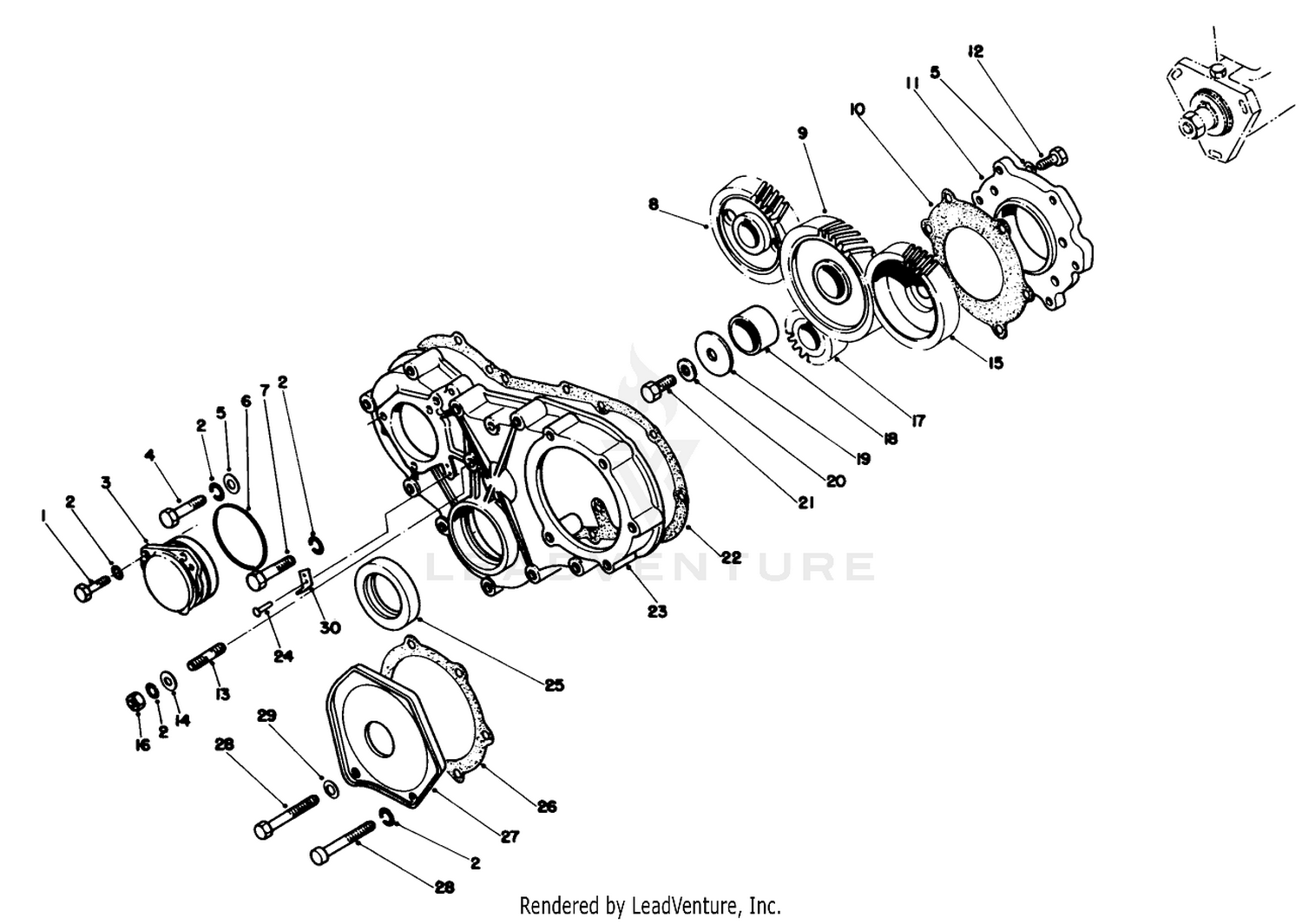 Timing Gear  Case Components