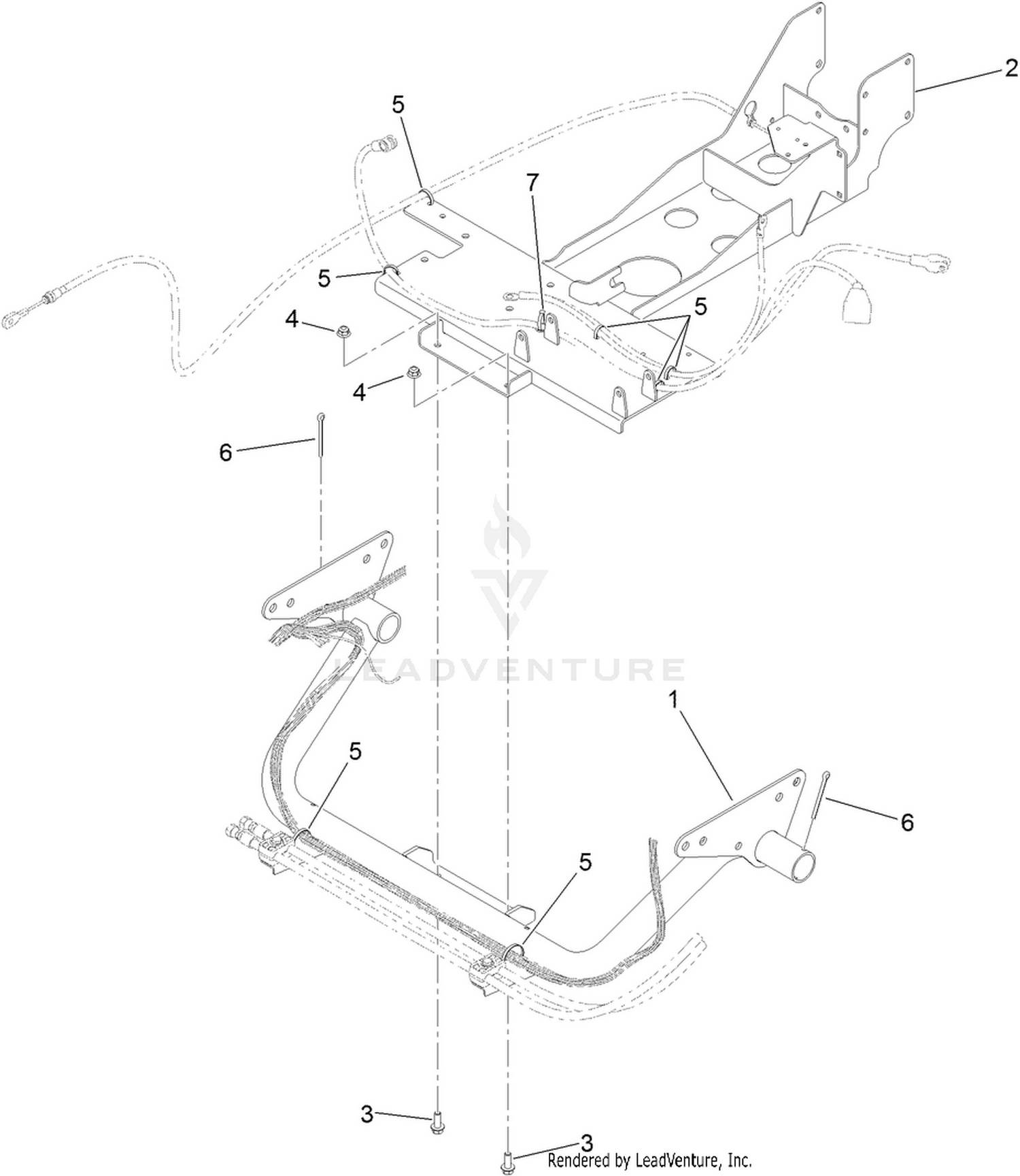 Engine and Transmission Support Assembly