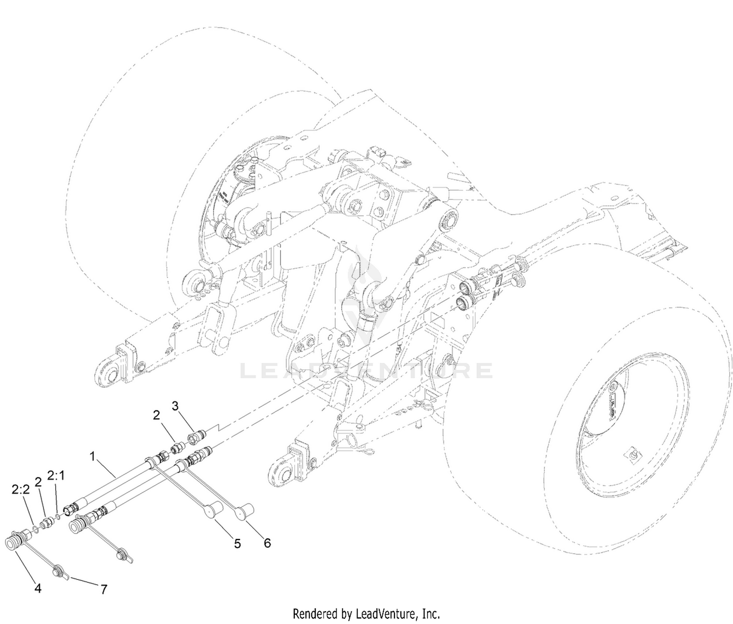 Hydraulic Fitting Adapter Kit Assembly No. 145-7646