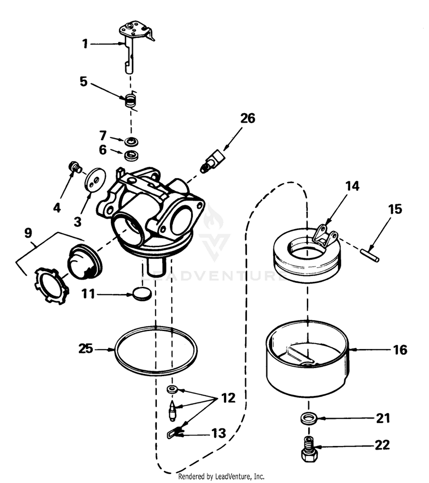 Carburetor No. 632098