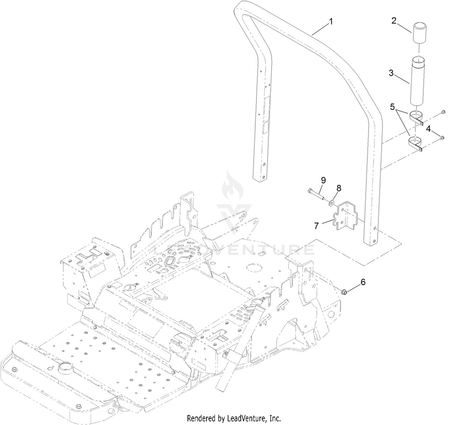 Roll-Over Protection System Assembly