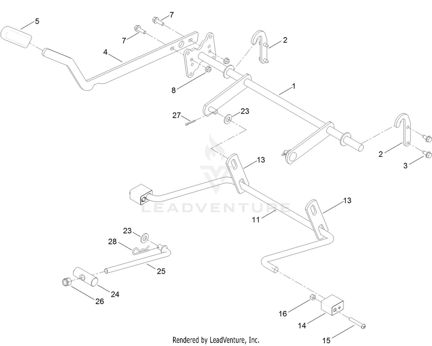 Deck Lift Assembly