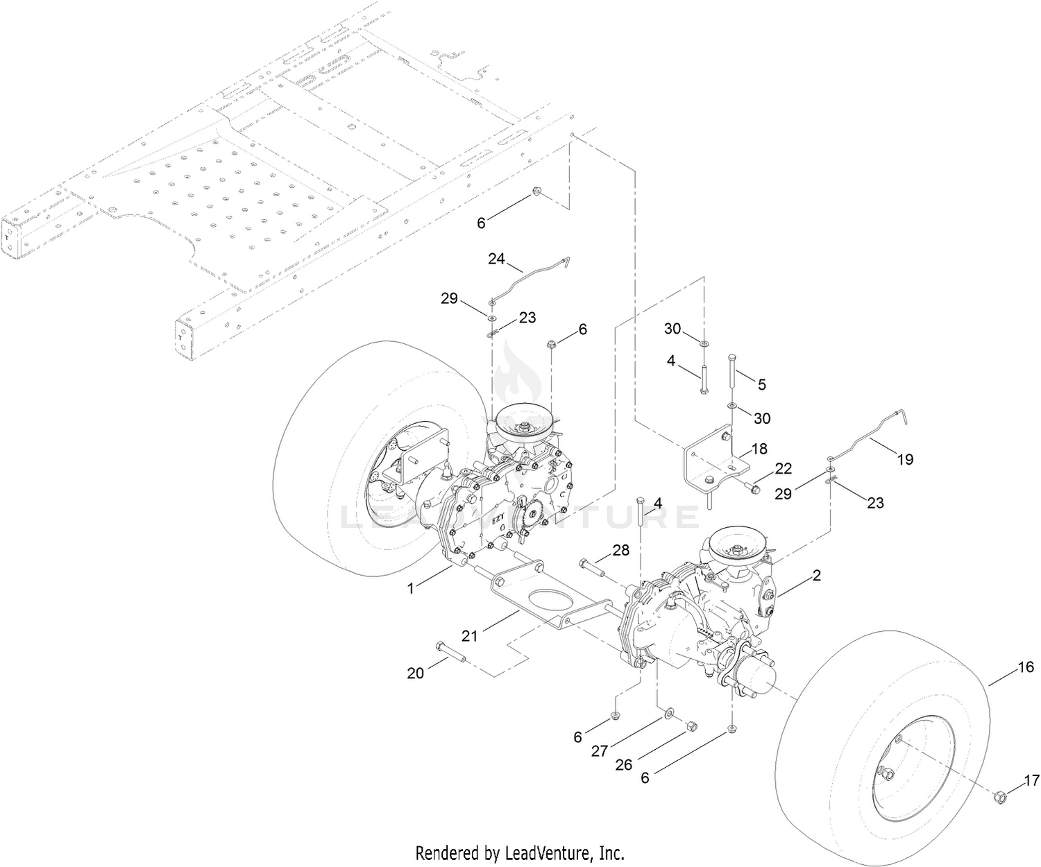 Hydro Transaxle Assembly