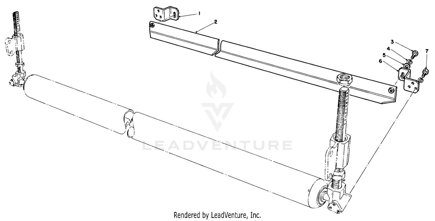 Rear Roller Scraper Kit No. 59-6090 (optional)