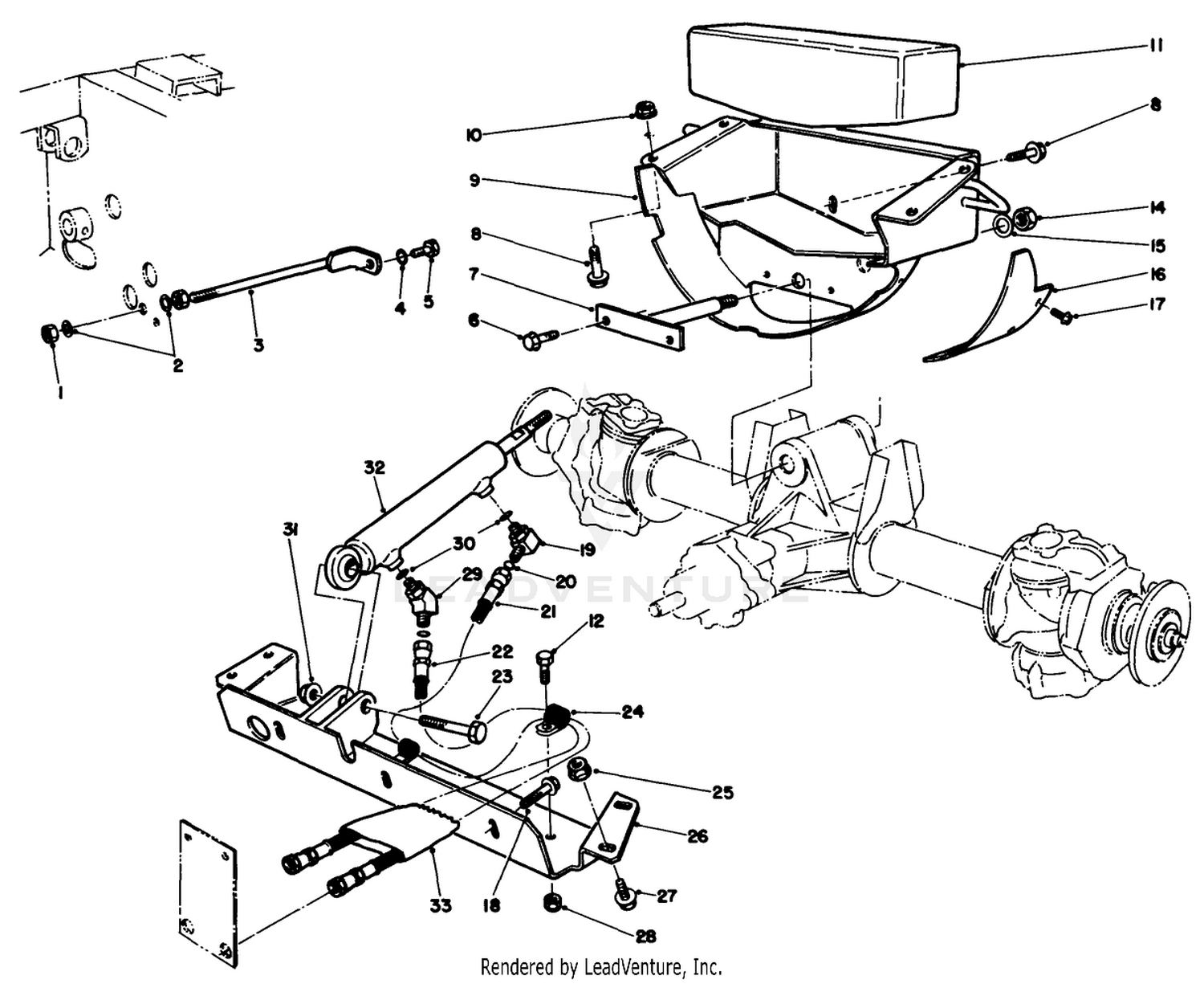 AXLE SUPPORT  STEERING CROSS MEMBER