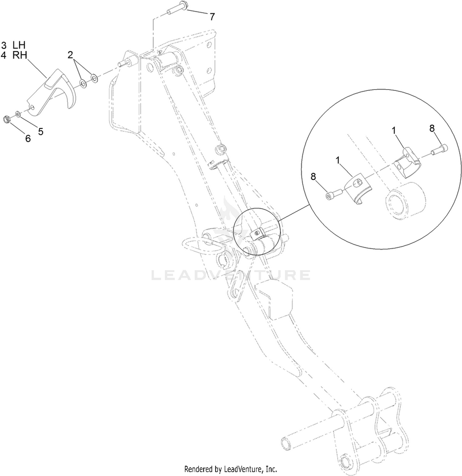 Cylinder Stop Kit No. 121-3585