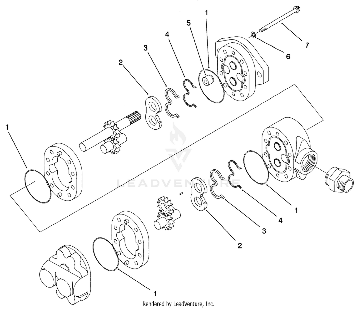 Gear Pump Assembly No. 95-0533