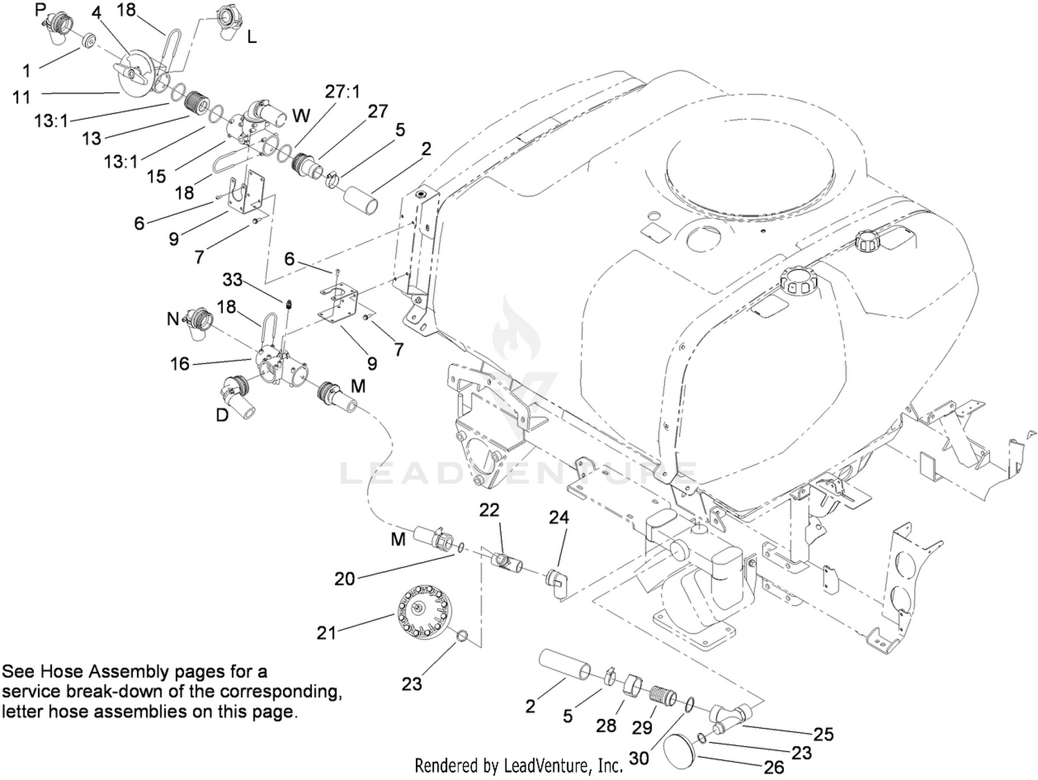 Sprayer Component Assembly No. 1