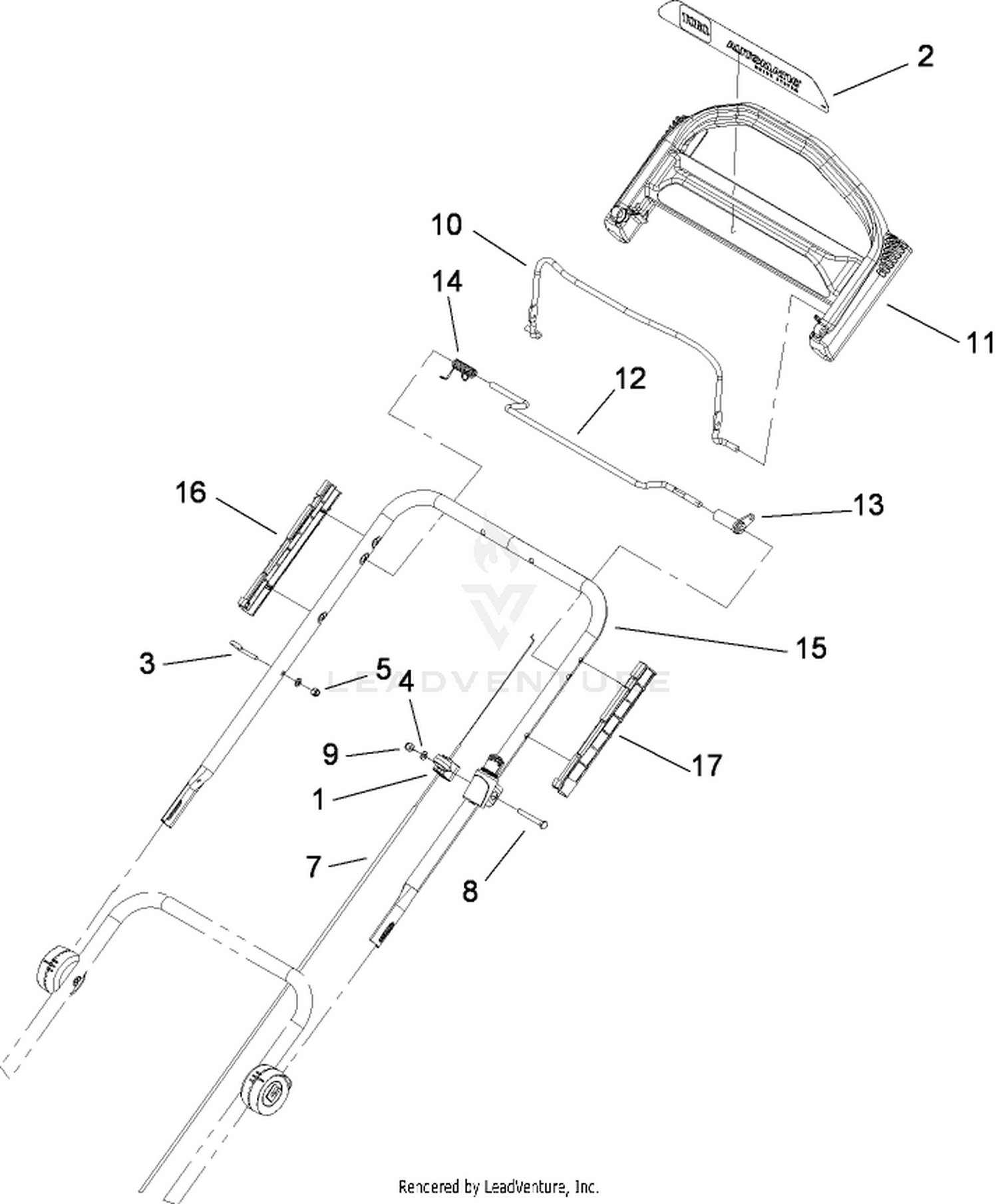 Upper Handle Assembly