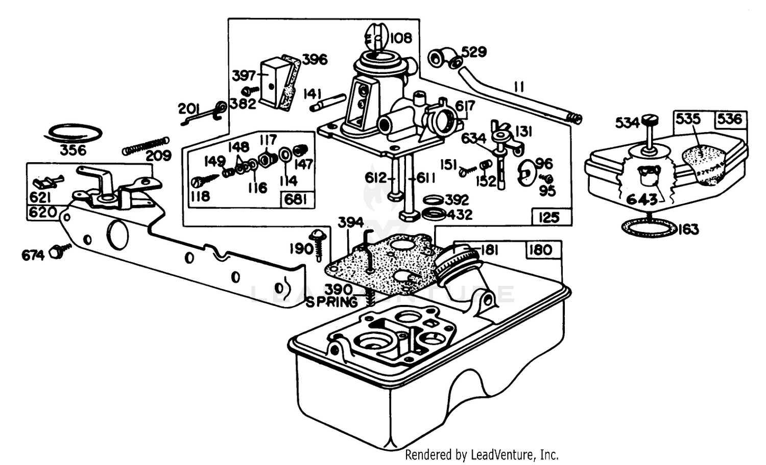 Carburetor Assembly Model 92908-1956-01