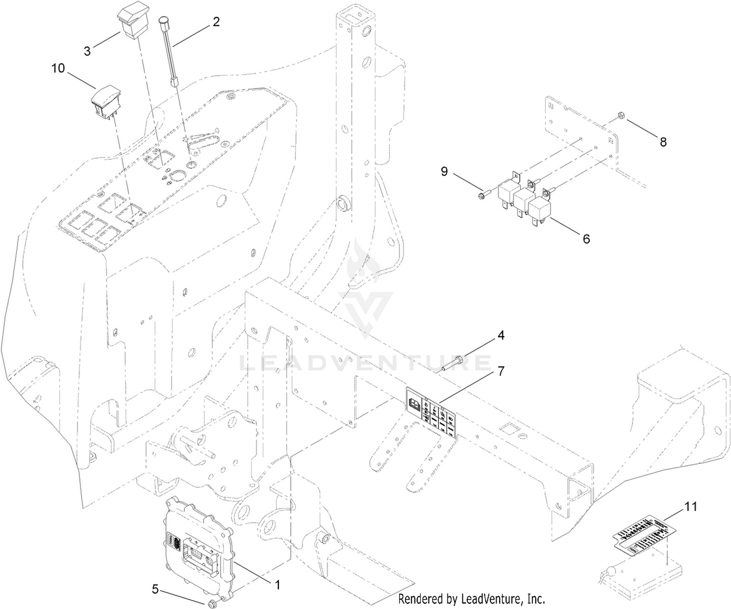 4 Wheel Drive Module Control and Relay Assembly