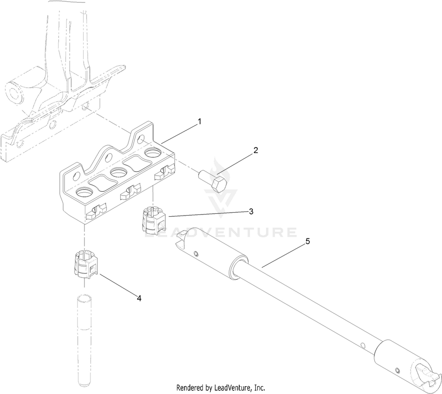 TITAN QuickChange Three-Tine Head Assembly  (Model 09711)