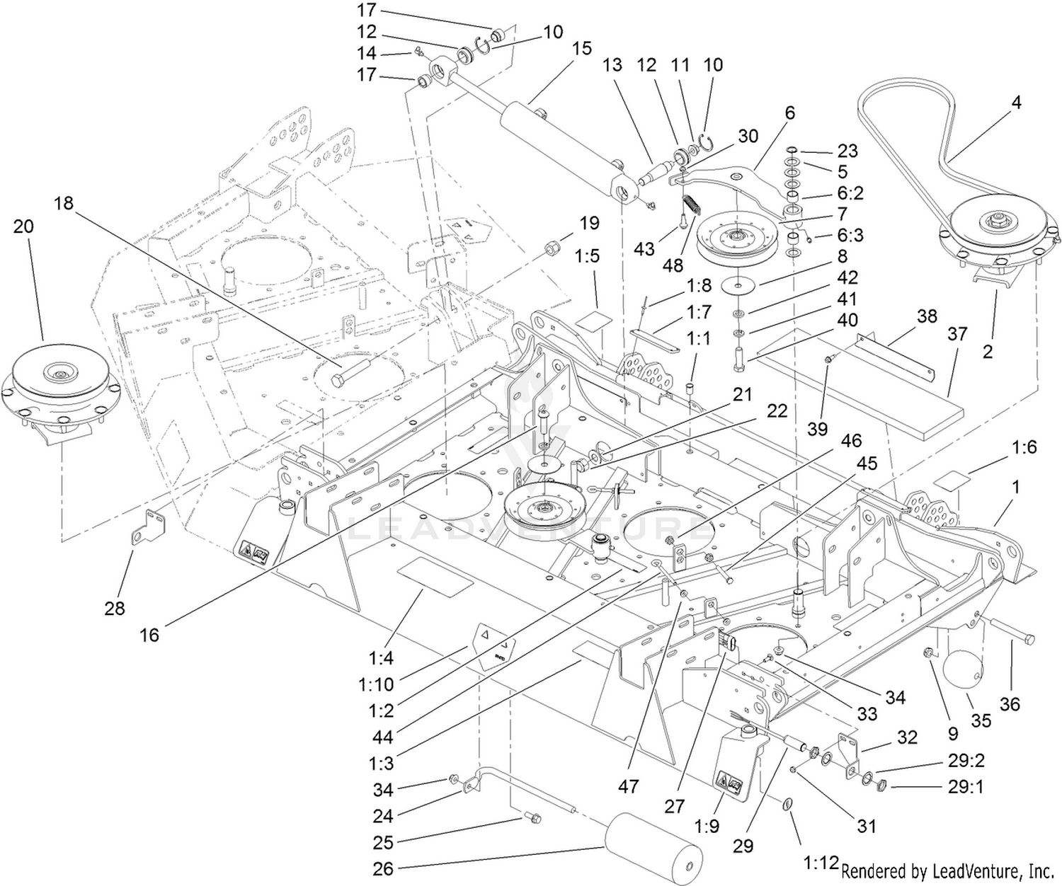 Center Deck Assembly
