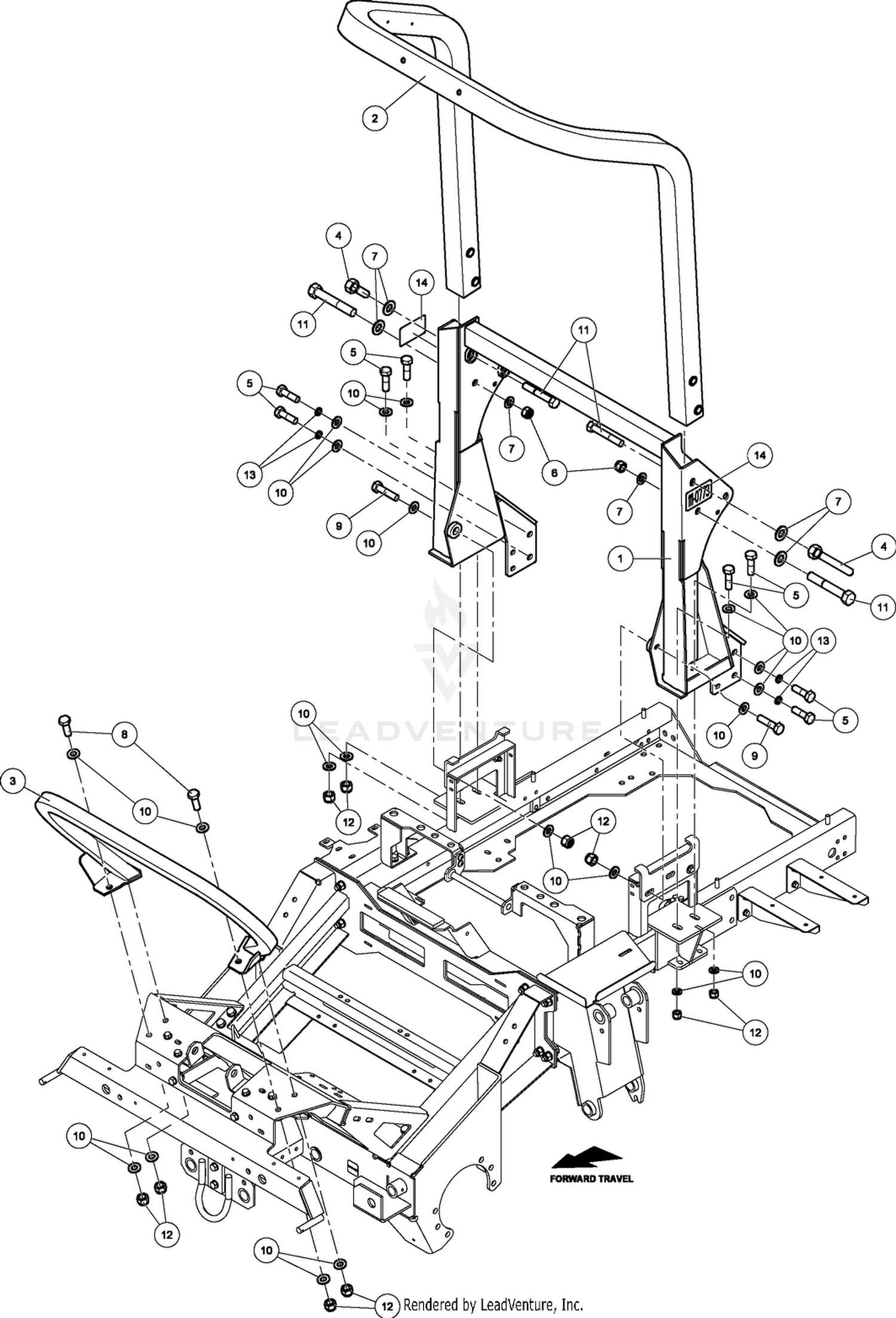 2 Post Roll Over Protective Structure