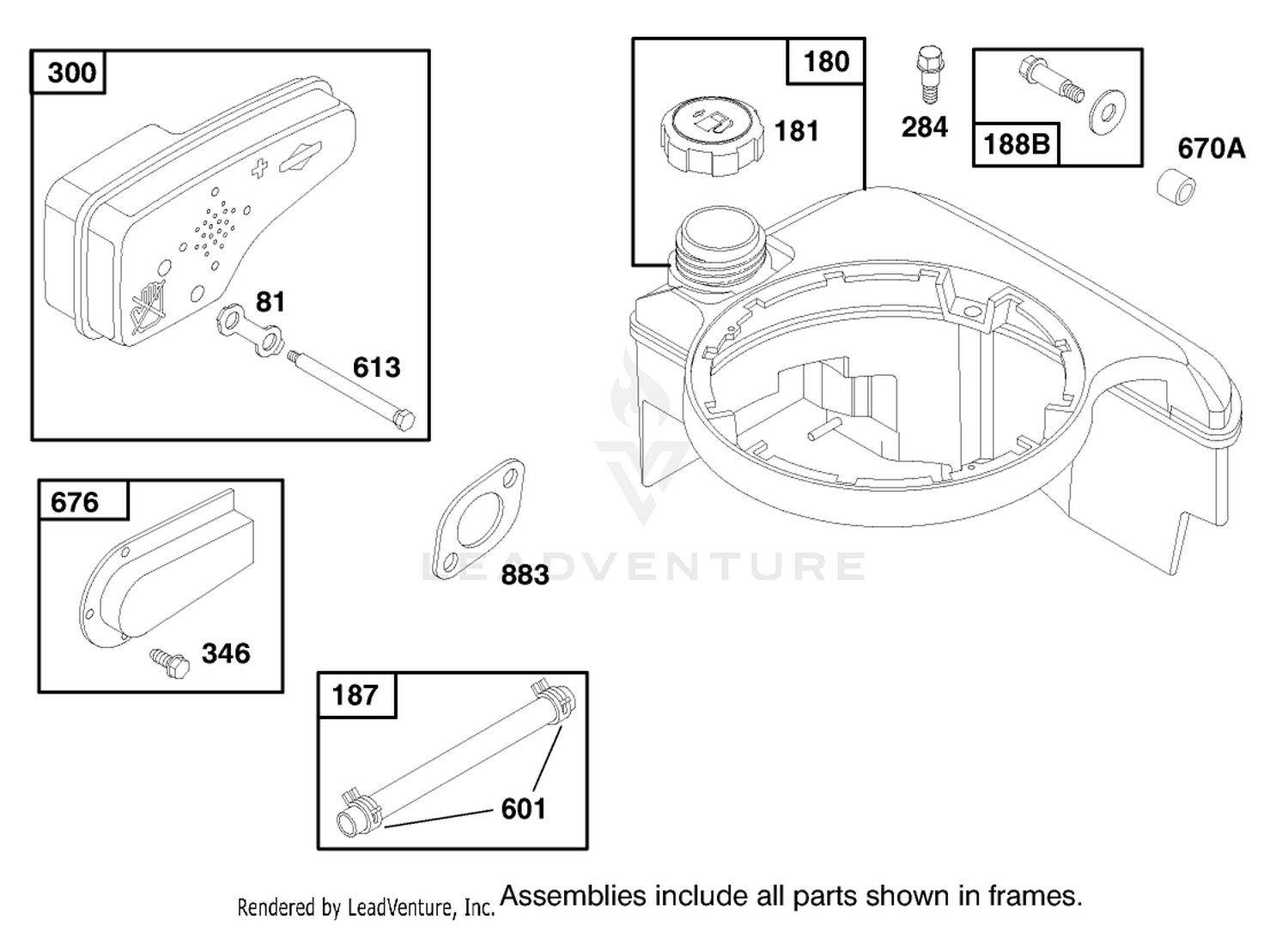 Engine Briggs  Stratton Model 12h802-0658-01 7