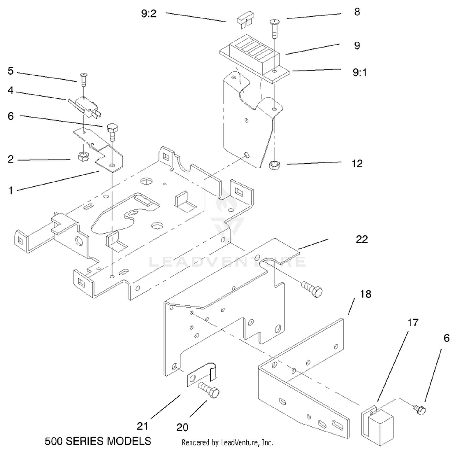 Hoodstand Electrical Housing  Wire Harness