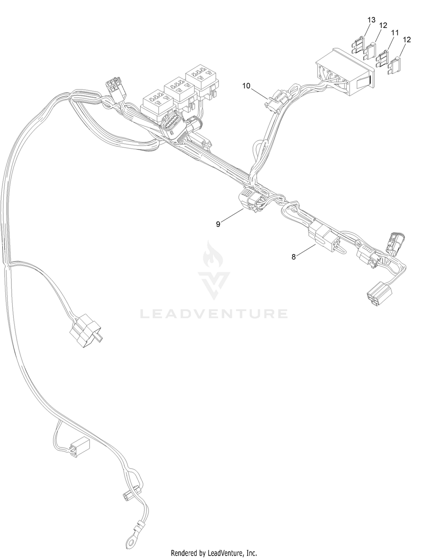Wire Harness Assembly No. 122-2657