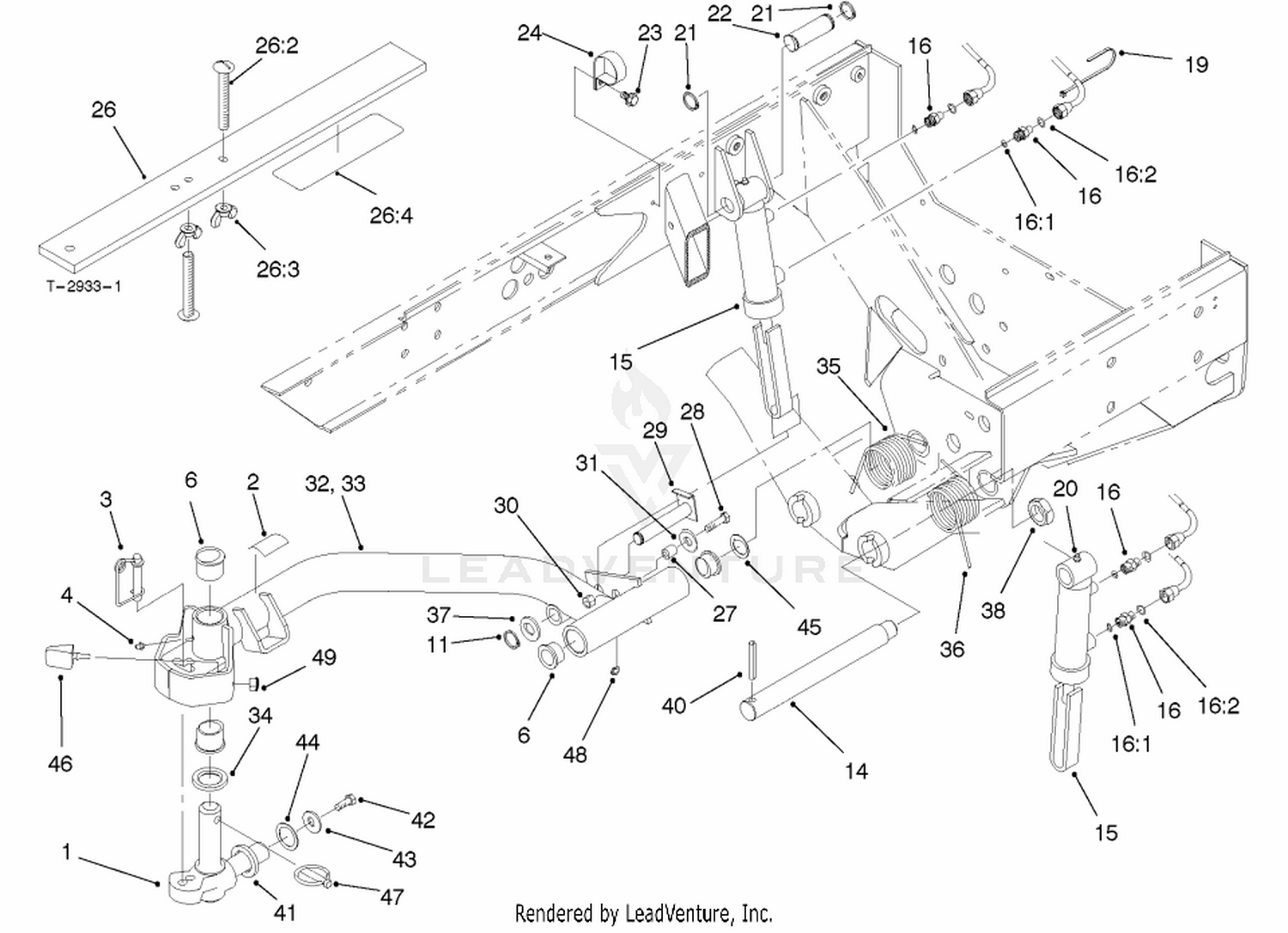 Rear Lift Arm Assembly