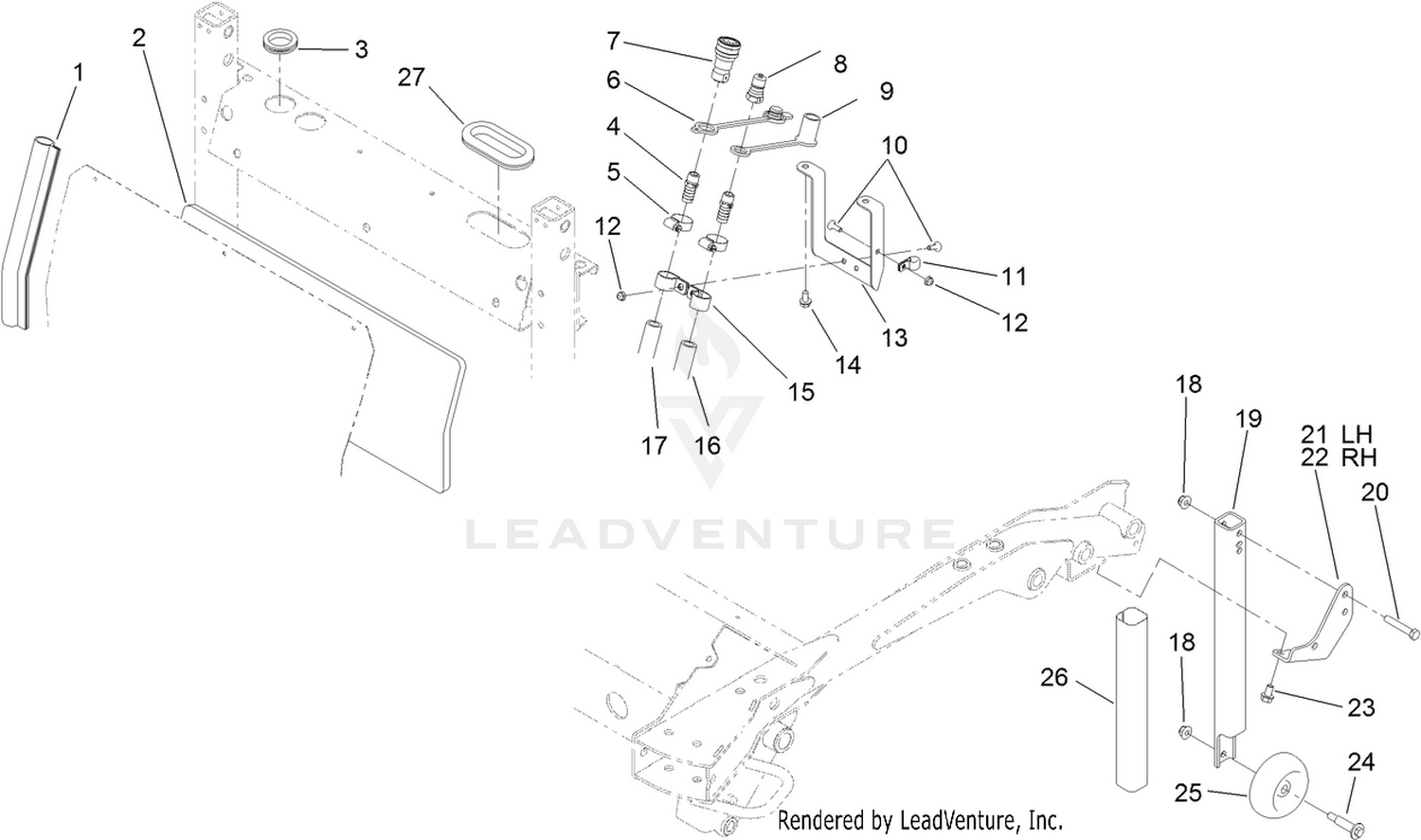 Coupler and Gage Wheel Assembly
