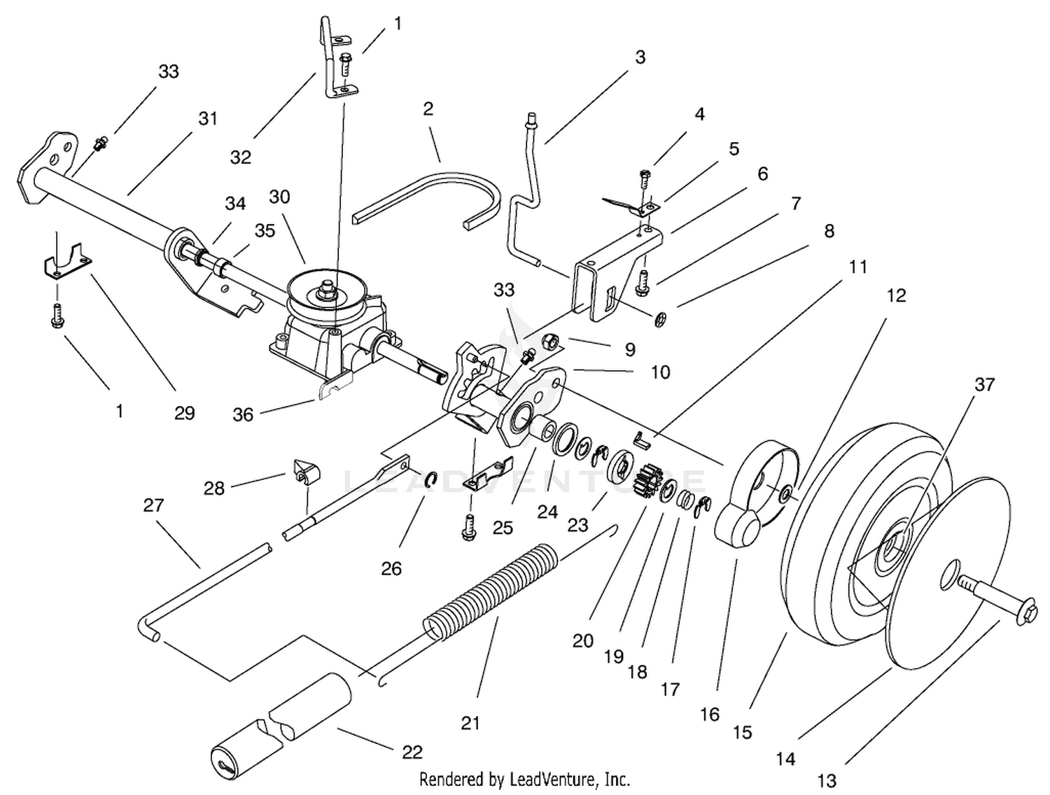 Rear Axle Assembly