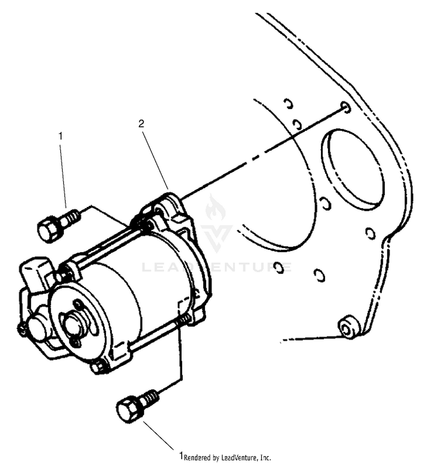 Starter Mount Assembly