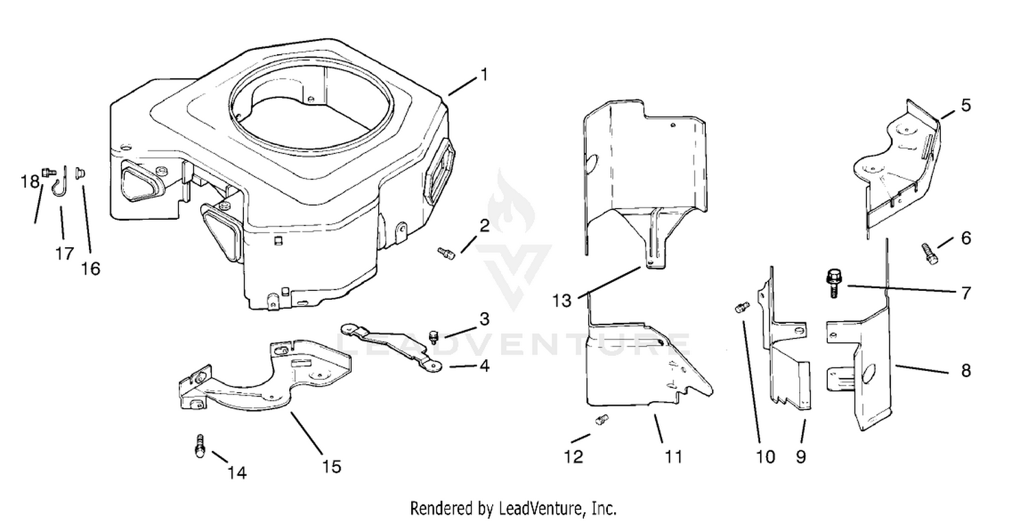 Blower Housing  Baffles