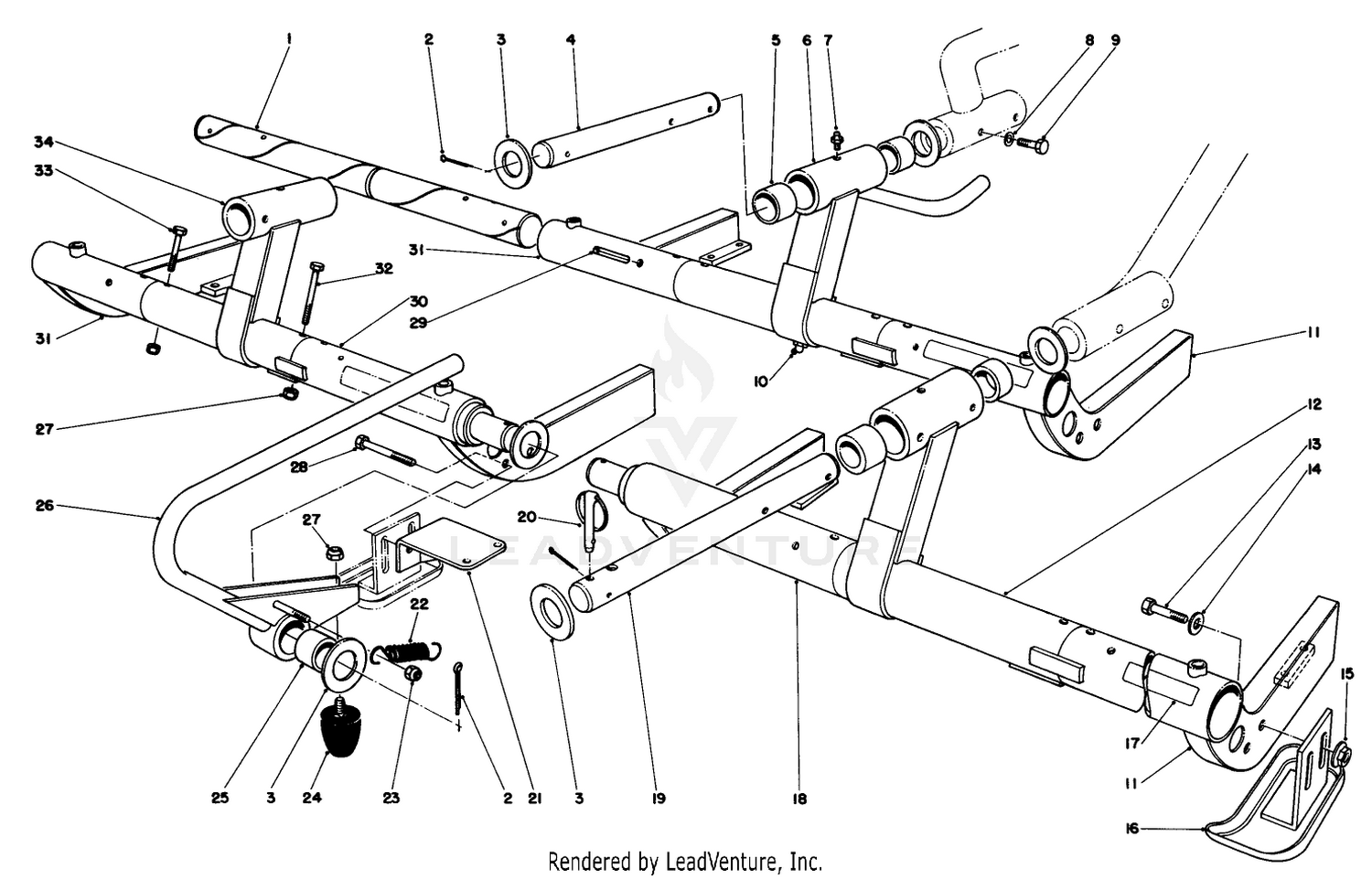 Carrier Frame Assembly (7 Blade)