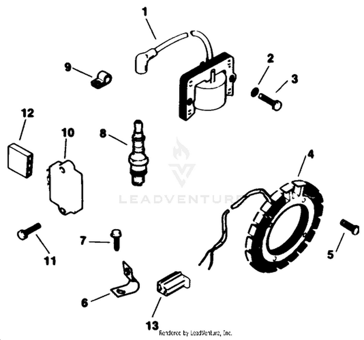 Ignition-Engine Model No. M16 Spec. No. 711526