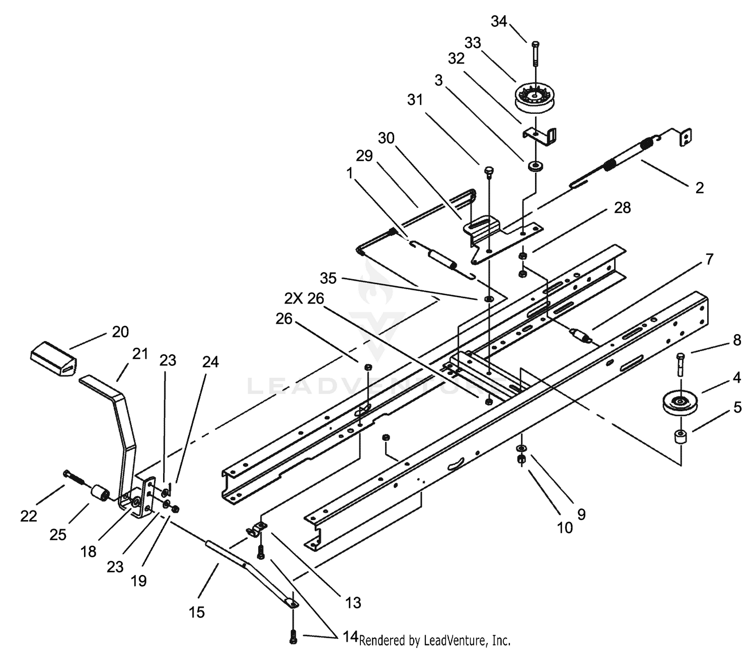 Traction and Brake Assembly