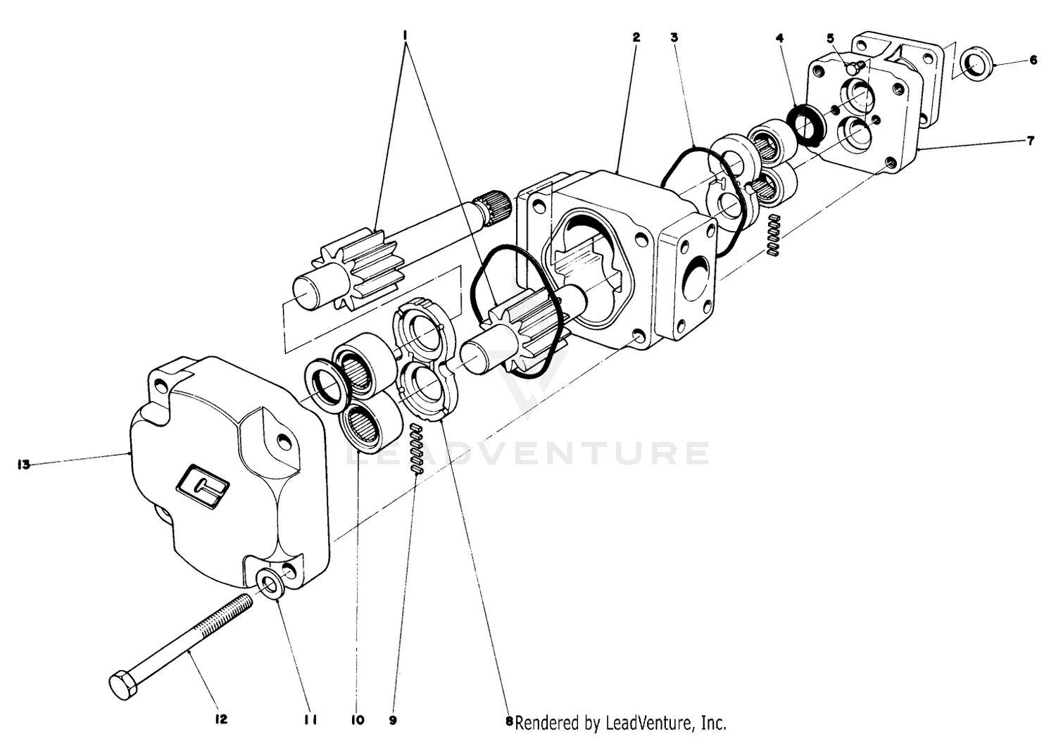Hydraulic Pump No. 36-9840