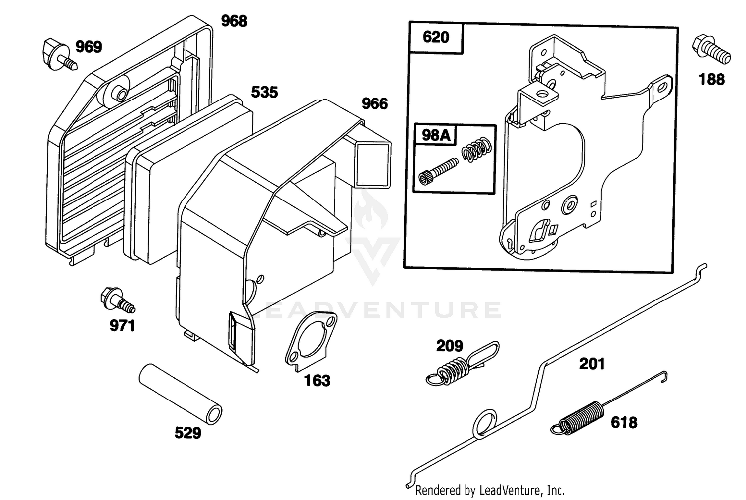 Engine Gts 150 (model No. 20465 Only)(model No. 97772-0310-A2) 4