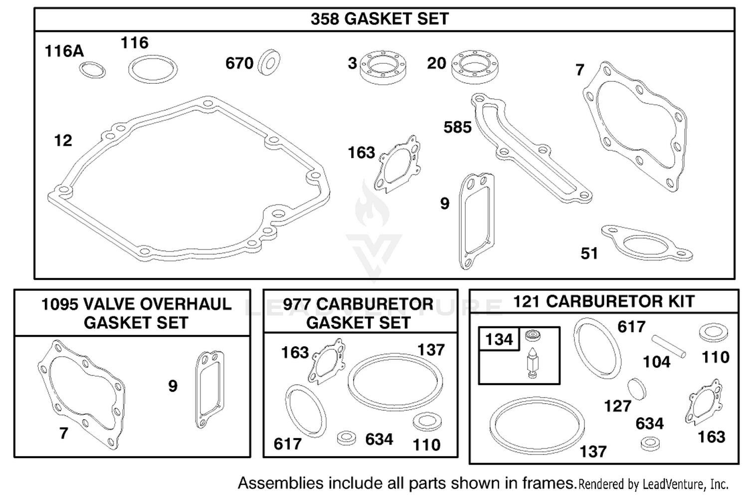Engine Briggs  Stratton Model 127802-1761-E1 9