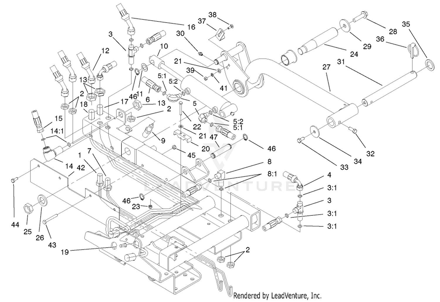Rear Lift Arm Assembly