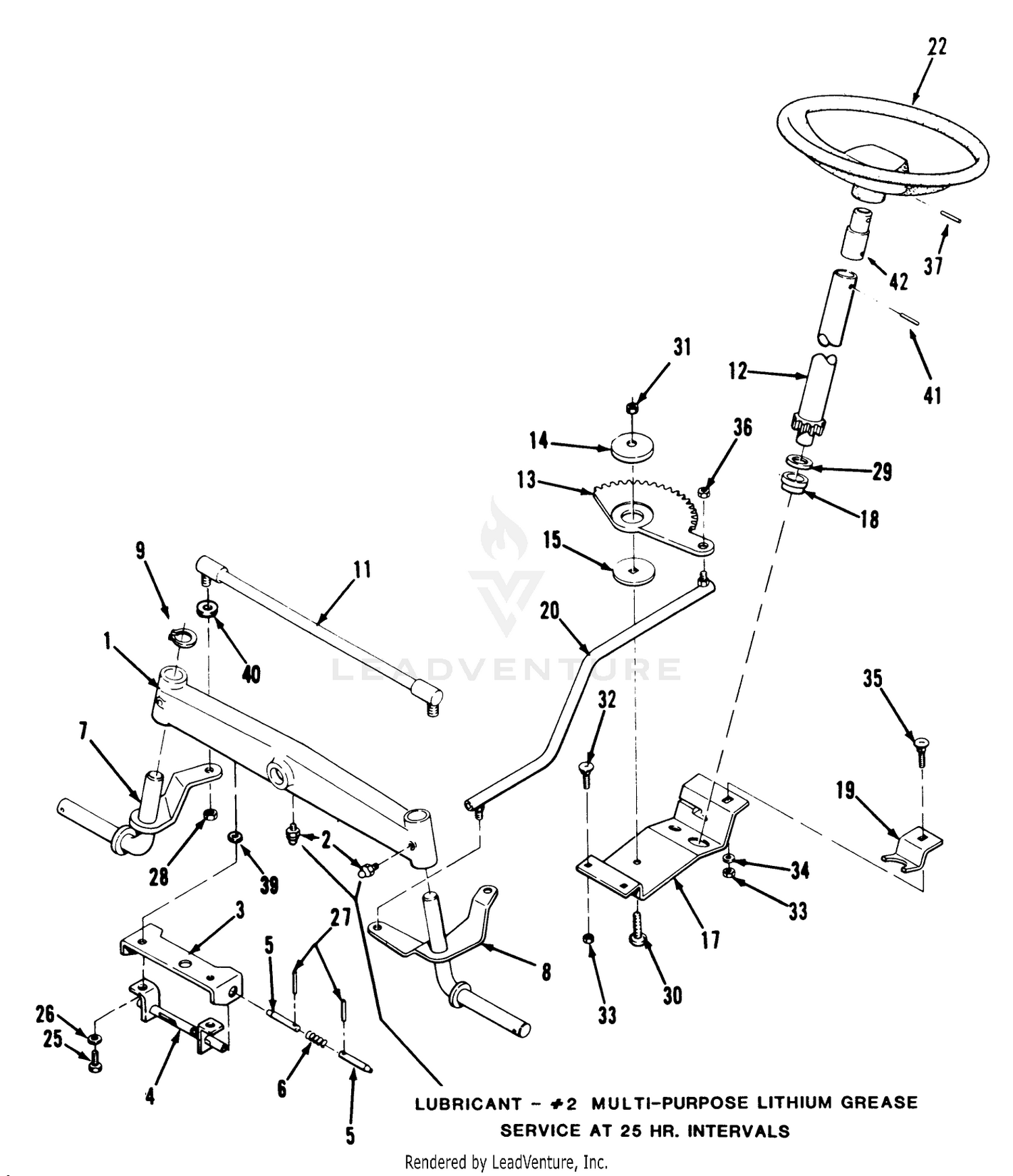 Front Axle  Steering Assembly