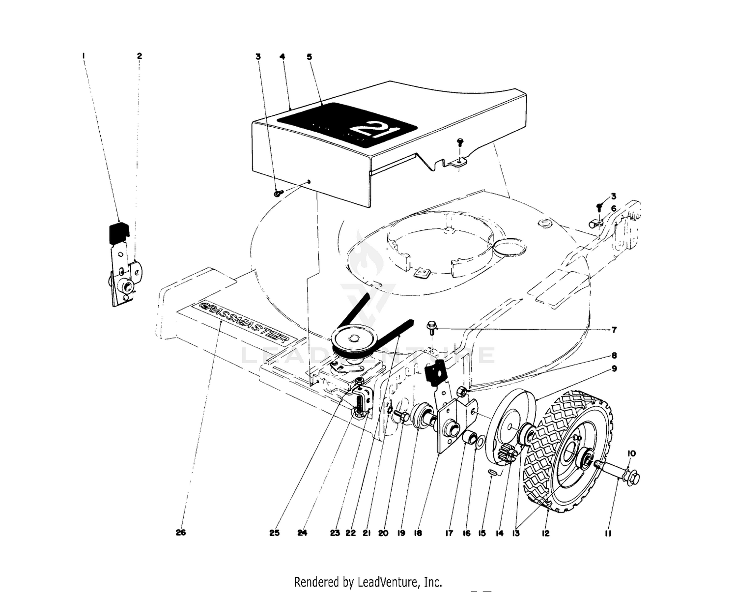 Front Wheel And Pivot Arm Assembly