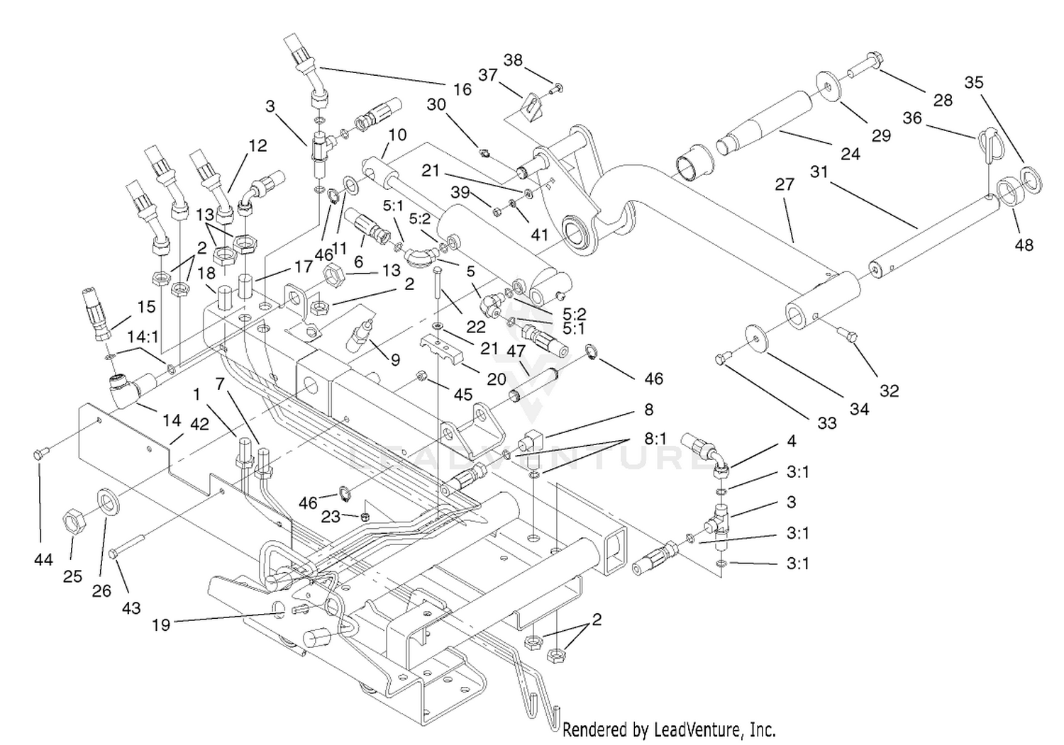 Rear Lift Arm Assembly