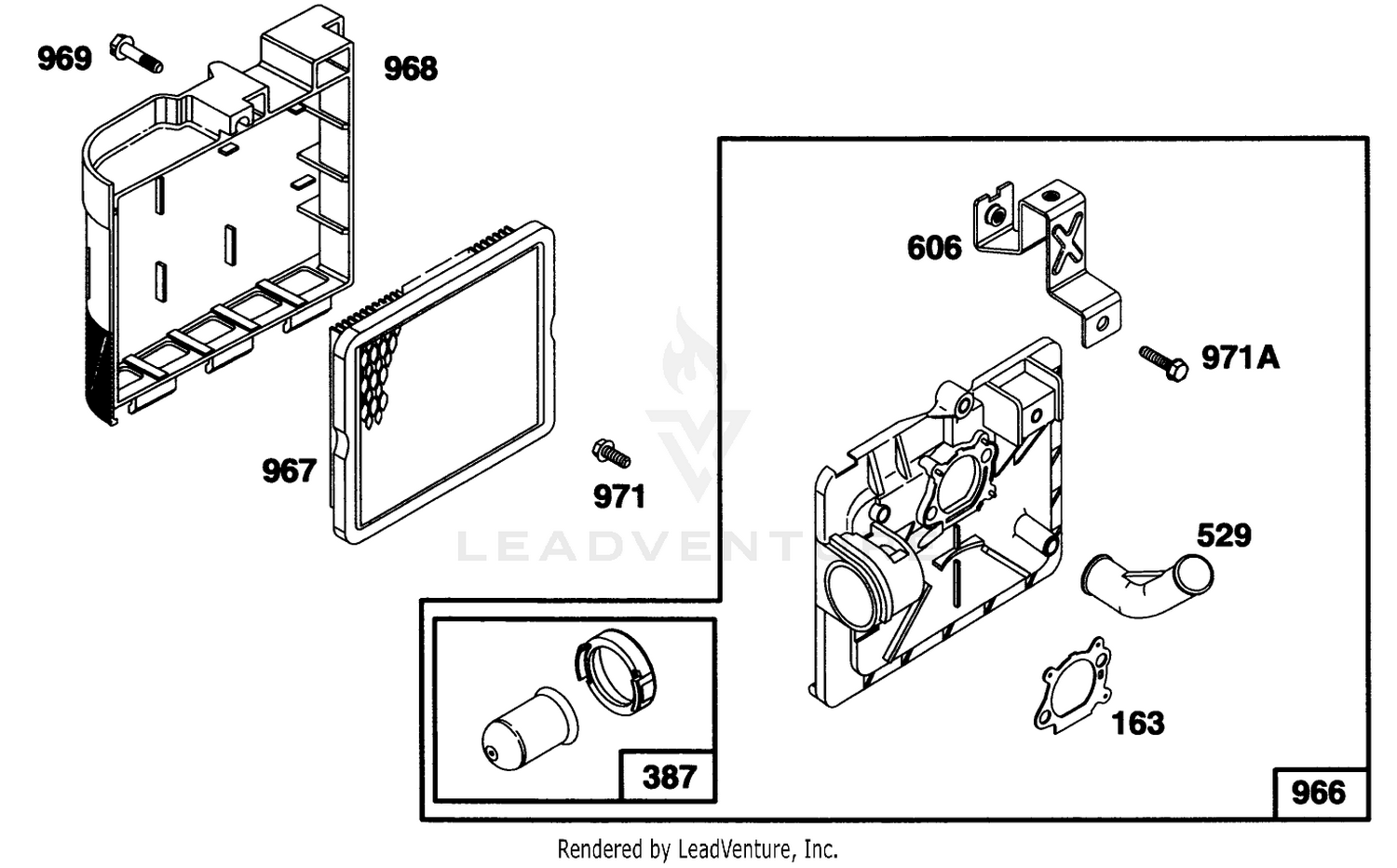 Engine Briggs  Stratton Model 12a802-0611-01 5