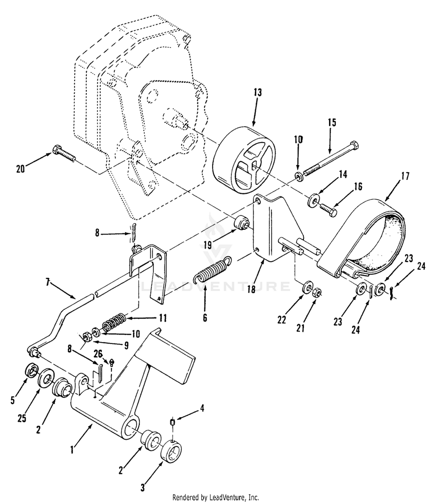 CLUTCH, BRAKE  SPEED CONTROL LINKAGE 2