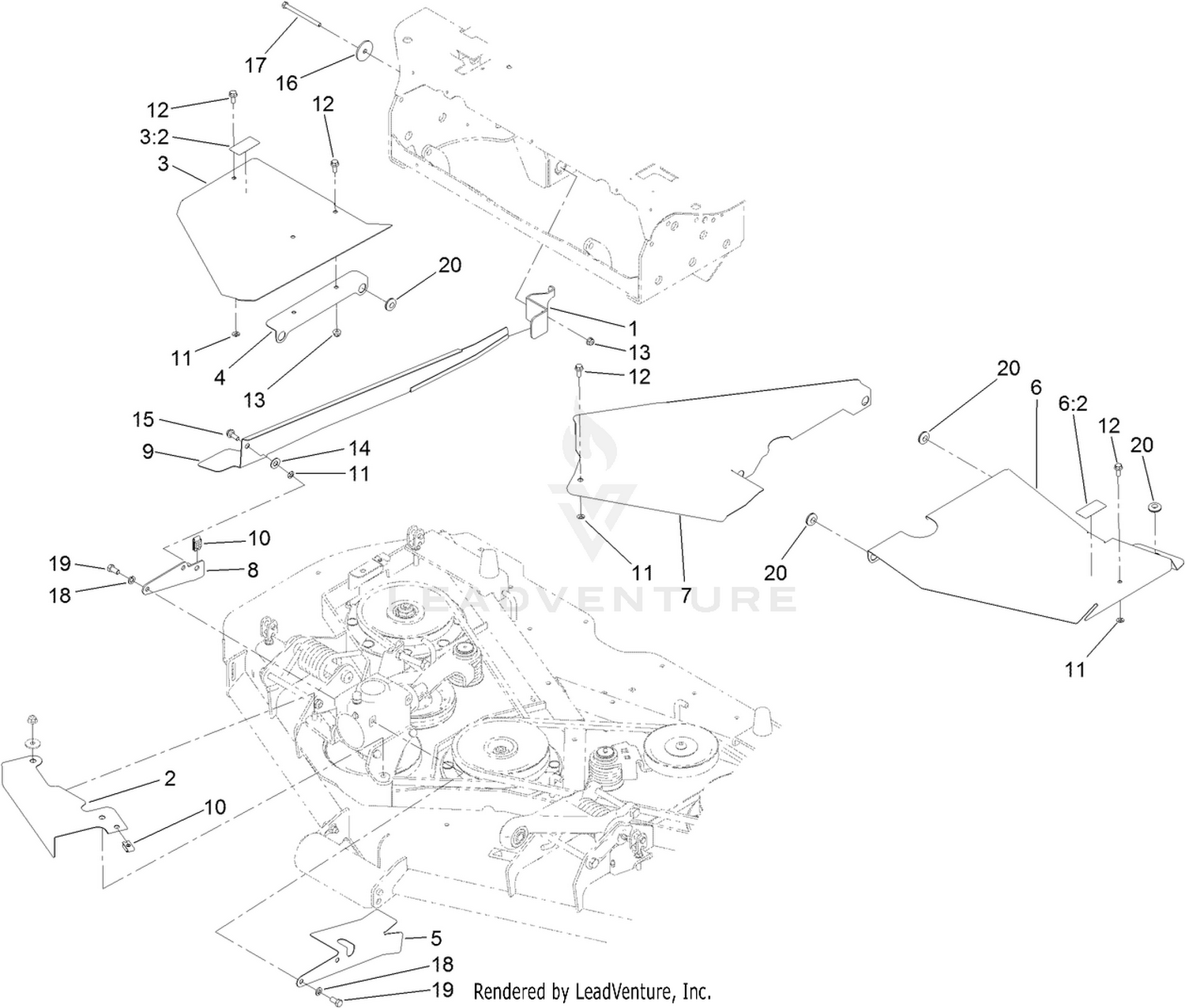 Mower Cover Assembly