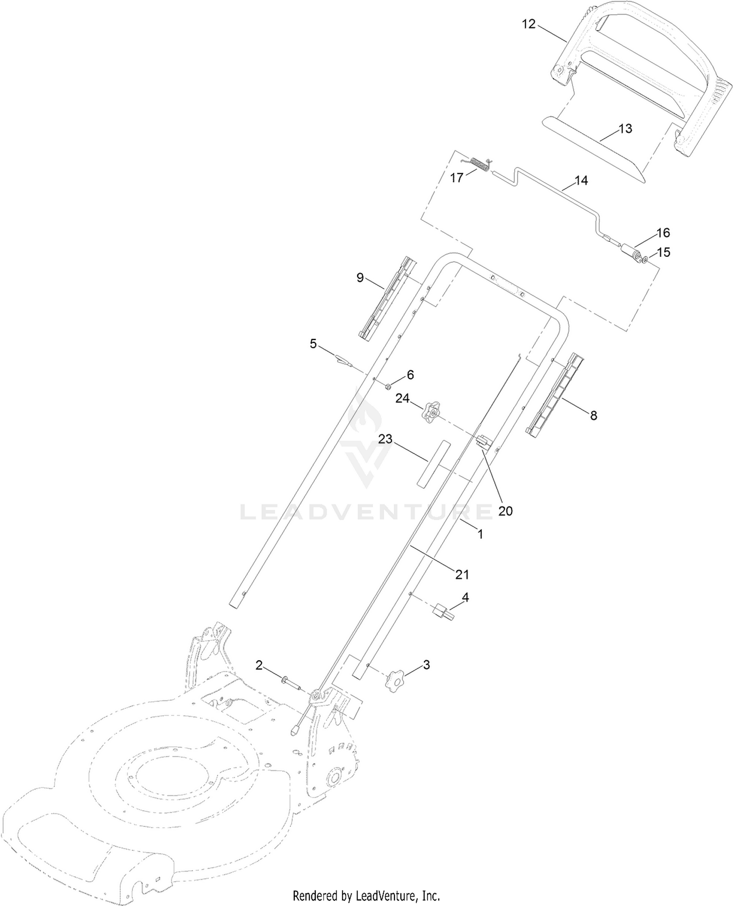 Upper Handle Assembly