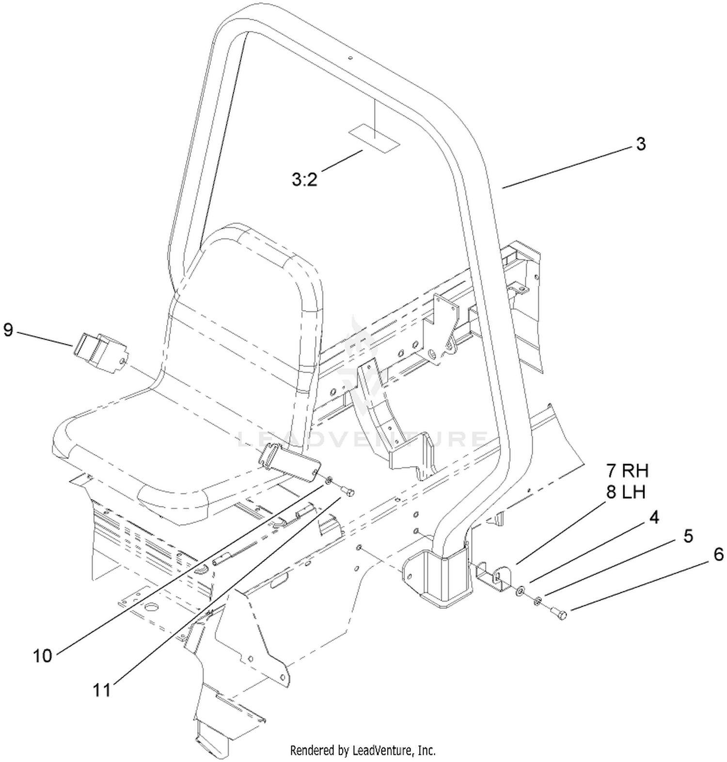 Roll-Over-Protection-System Assembly