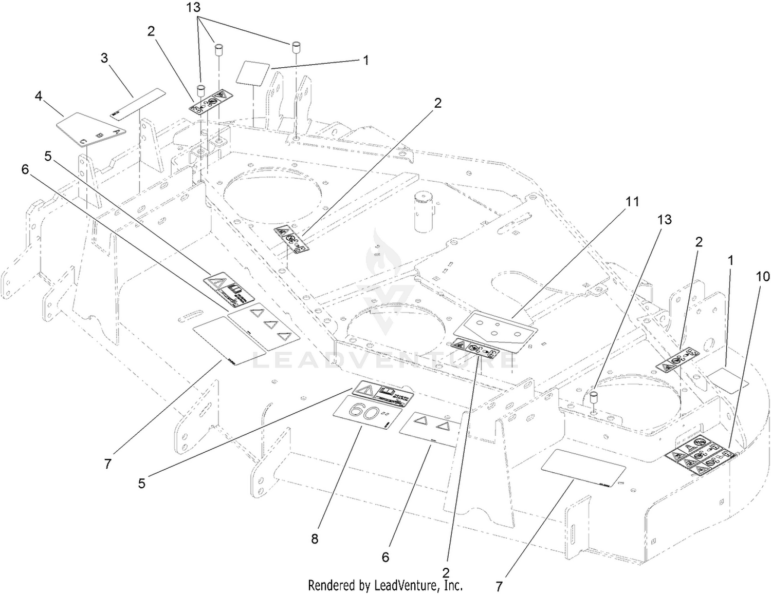 Deck Assembly No. 107-7271