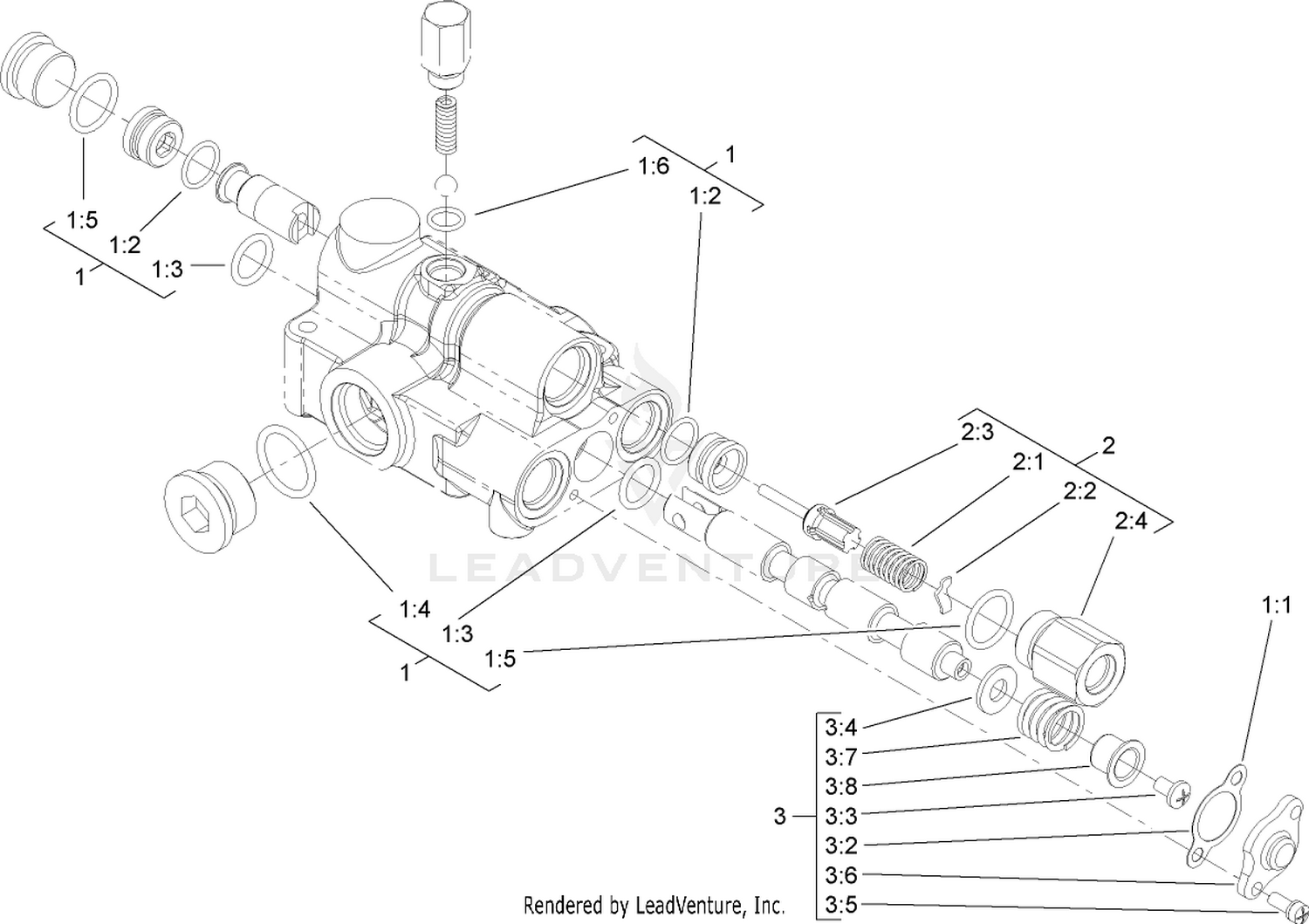Hydraulic Valve Assembly No. 114-2877