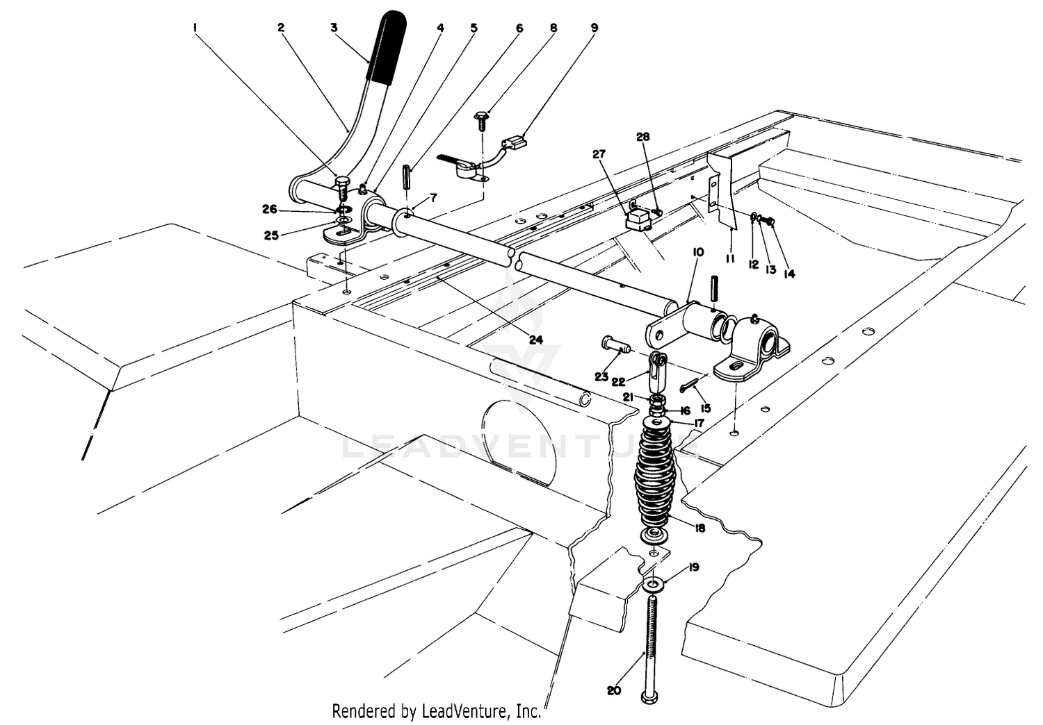 Power Take Off Lever Assembly